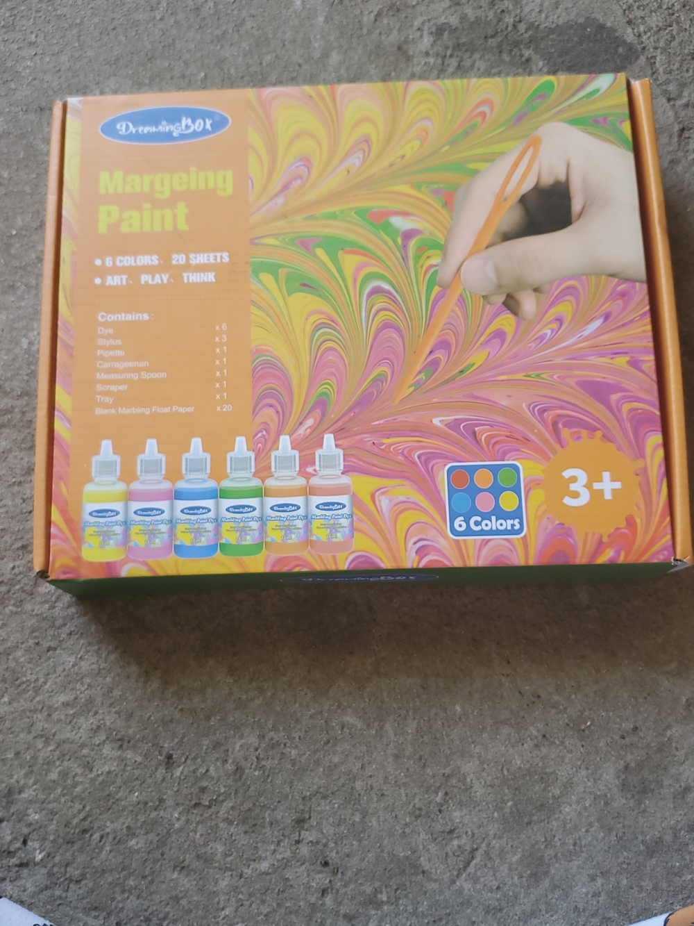 Margeing Paint Kit - Multicolor (6 Colors)